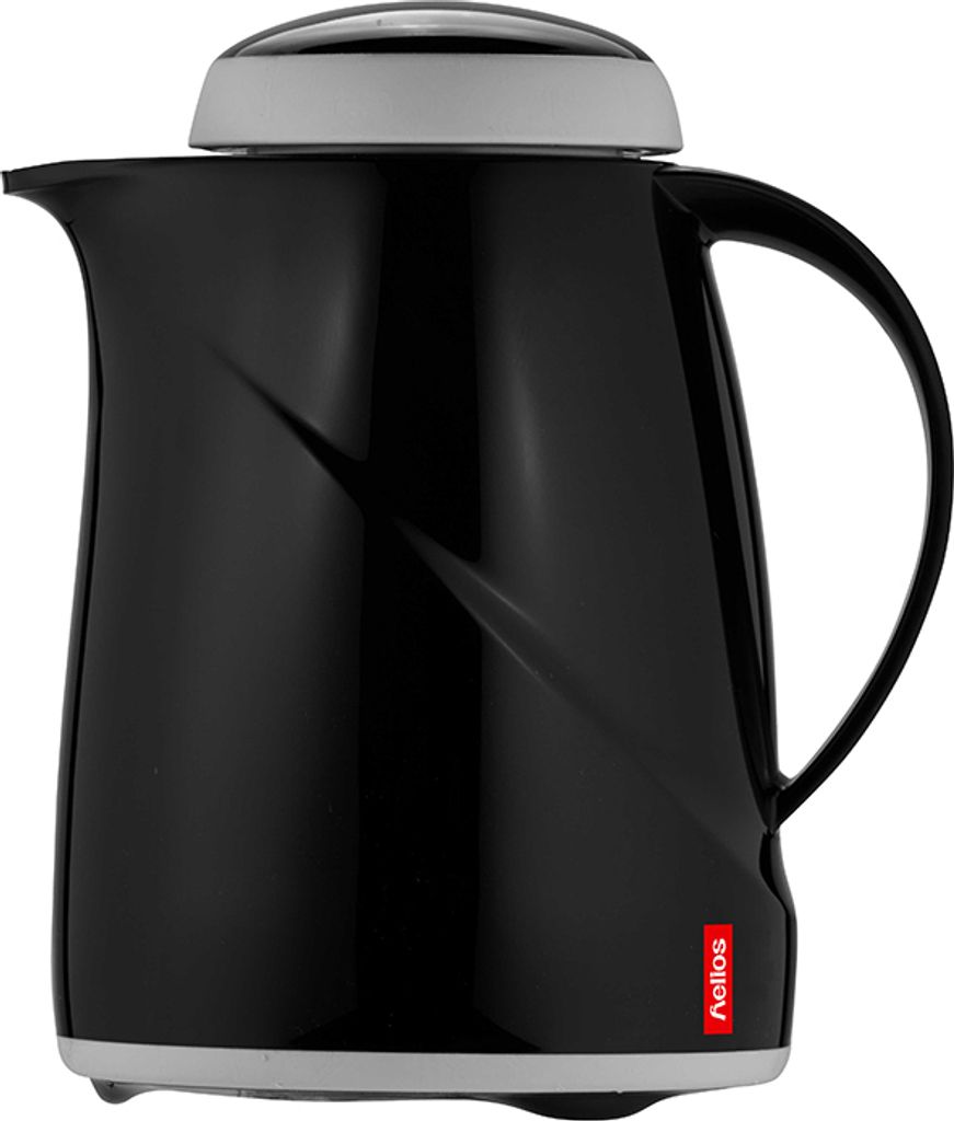 Helios Isolierkanne Wave Picco 0,3 l schwarz, spülmaschinenfest