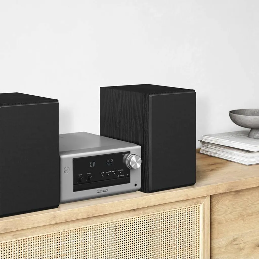 Micro-Chaîne Panasonic SC-PM700EG-S : Son Haute Fidélité pour CD USB
