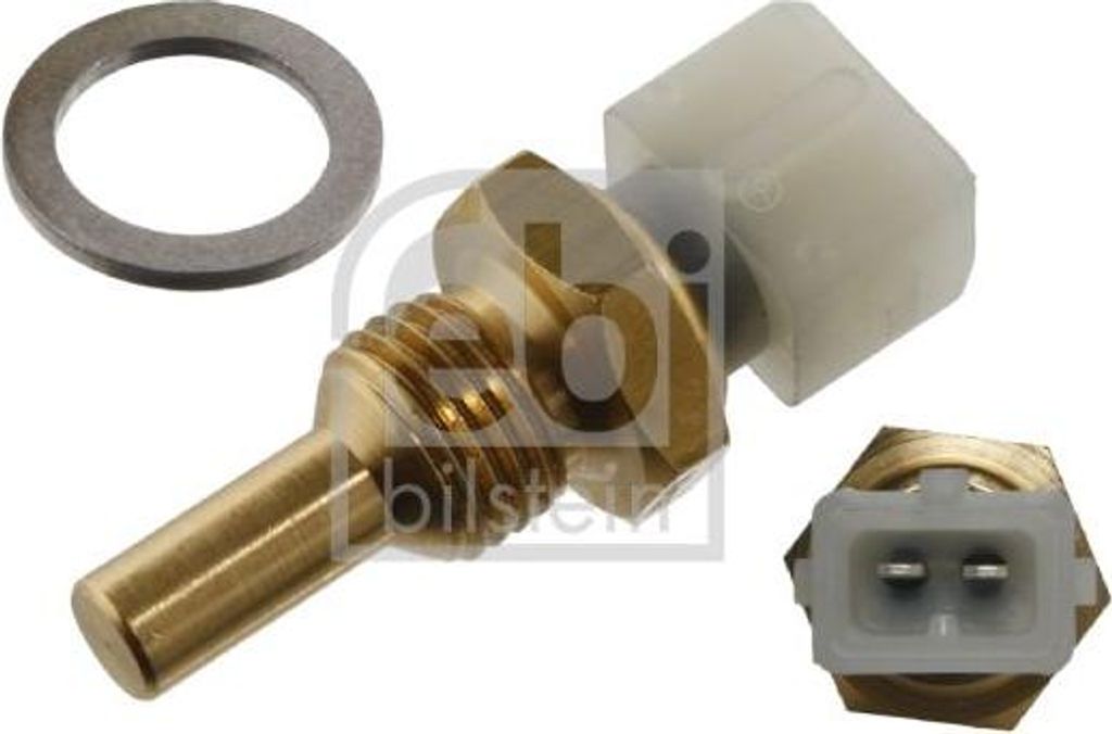 FEBI BILSTEIN 36418 Kühlmitteltemperatursensor OE 035919369M kompatibel mit A6 4A, A8 4D, 5er E34, 7er E32, 7er E38, 8er E31, Vario, Toledo, Golf III