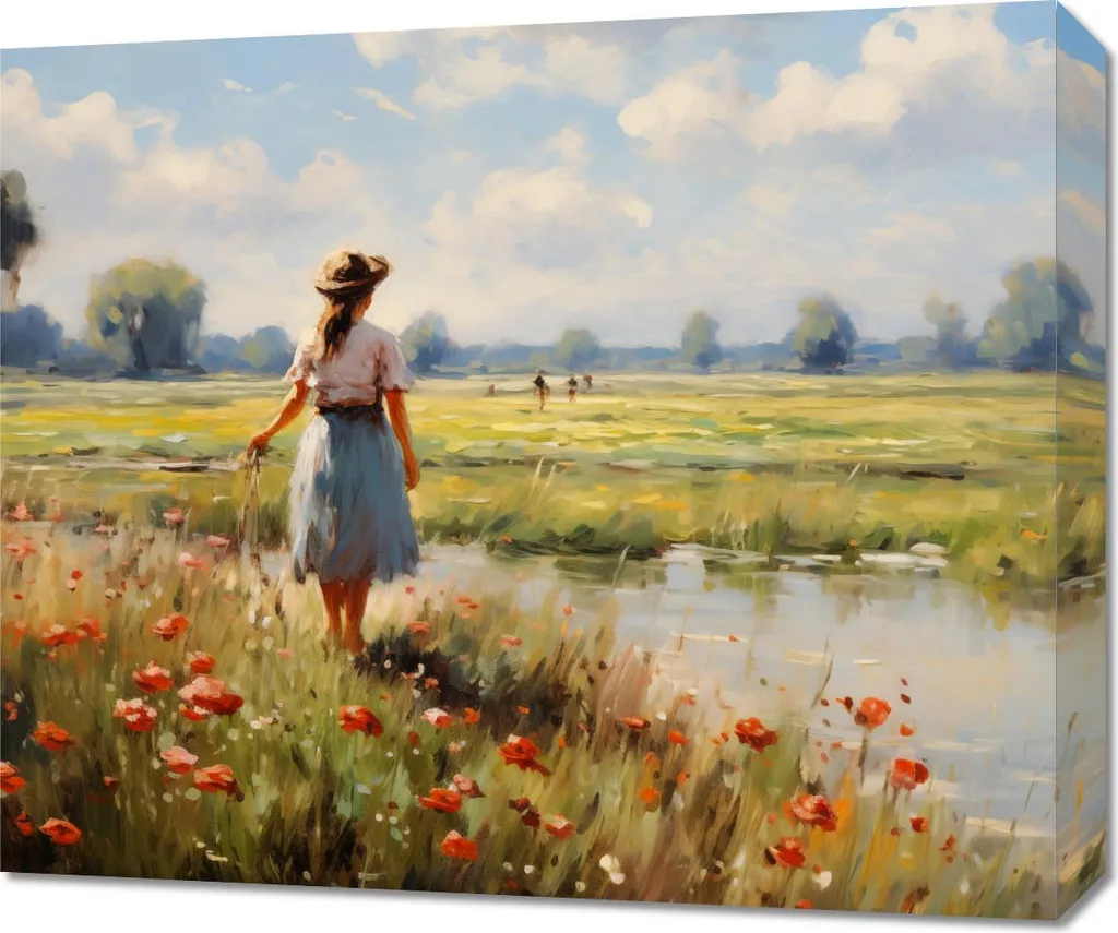 Quadro 60x50 cm Tranquillità rurale