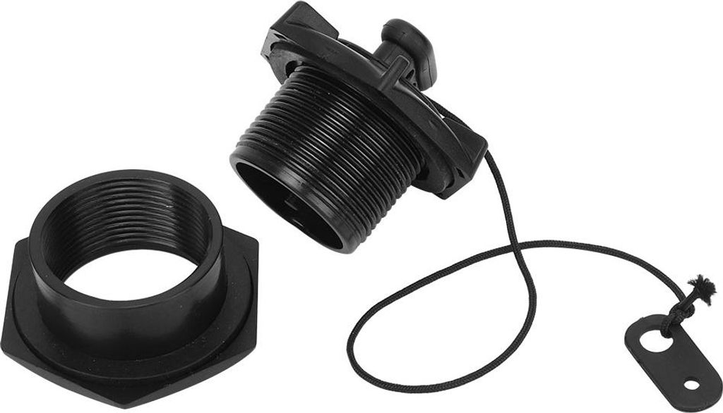 Leichtes PVC-Sechskant-Ablassventil für Yacht-Schlauchboot, Fischerboot, Kajak, Kanu, Zubehör