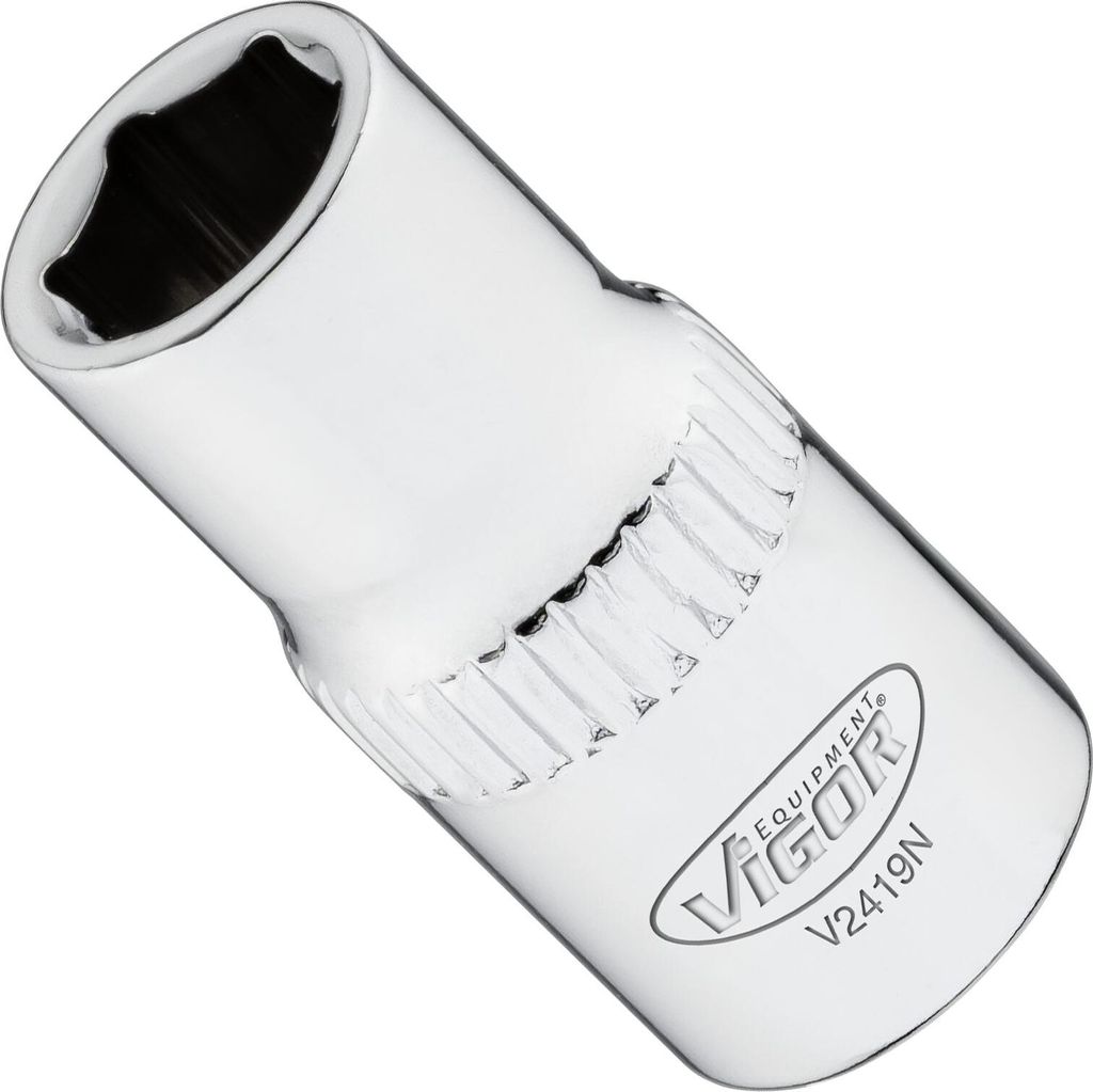 VIGOR Steckschlüsseleinsatz V2419N 1/4" Außen Sechskant Profil SW 7 mm