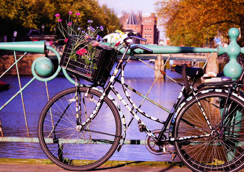 hansepuzzle 22303 - Amsterdam Puzzle, 260 Teile, Orte, 41,0 x 28,0cm mit hochwertiger Aufbewahrung, Kartonbox und wiederverschließbarem Beutel
