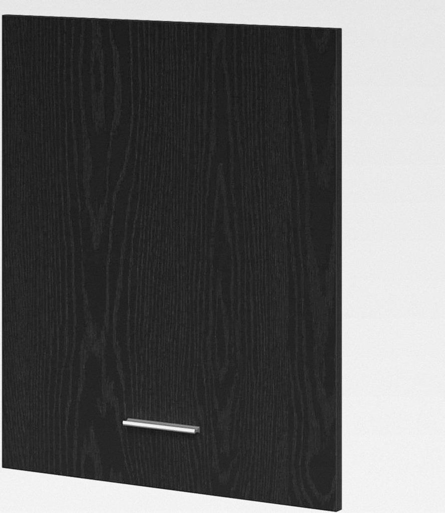 Hängeschrank Lyon 2 Stück Schwarz Eichen-Optik 50 x 31 x 60 cm Hängeschrank für Badezimmer Küche Wäscheraum