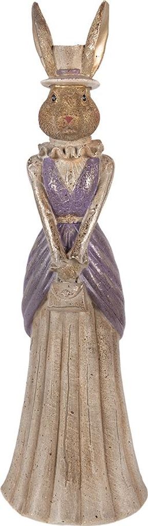 Clayre & Eef Dekorationsfigur Kaninchen 15x13x48 cm Produktbild 