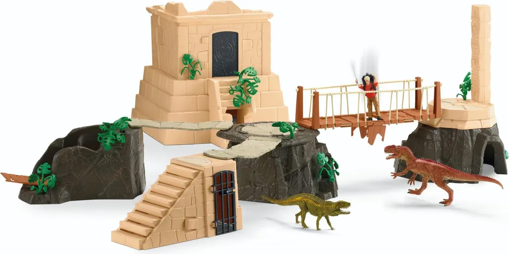 Temple de Conquête Dino Schleich : Méga Set 42656 avec Dinosaures