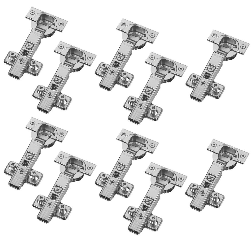 Blum Scharnier CLIP top 71B3580 Eckanschlag – Kreuzmontageplatte 173L8100 (10 Stück)