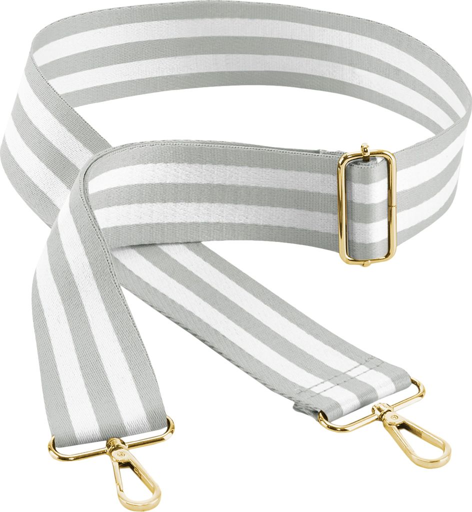 Bagbase - Taschengurt anpassbar RW8496 (Einheitsgröße) (Hellgrau/Weiß)