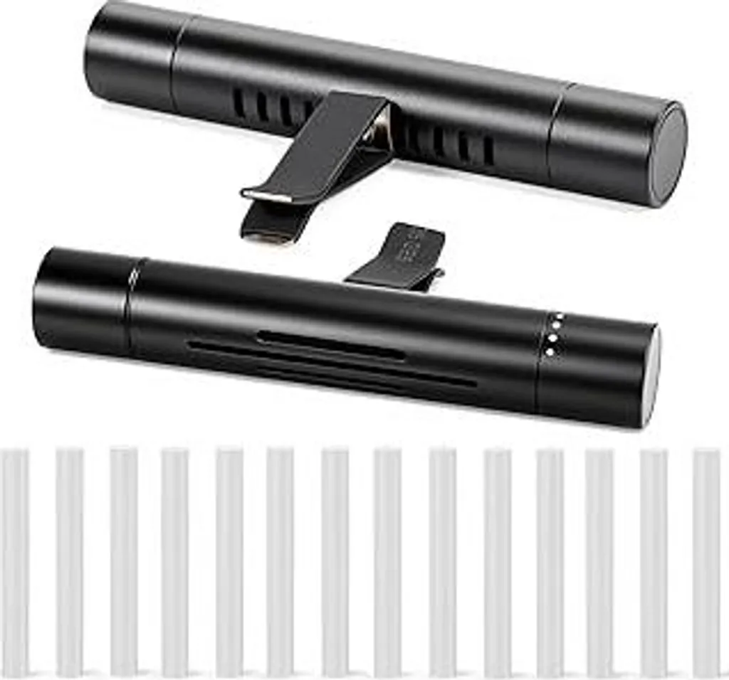 Diffusore Fragranza Auto Premium: 2 Clip Ventilazione + 15 Pad Scent