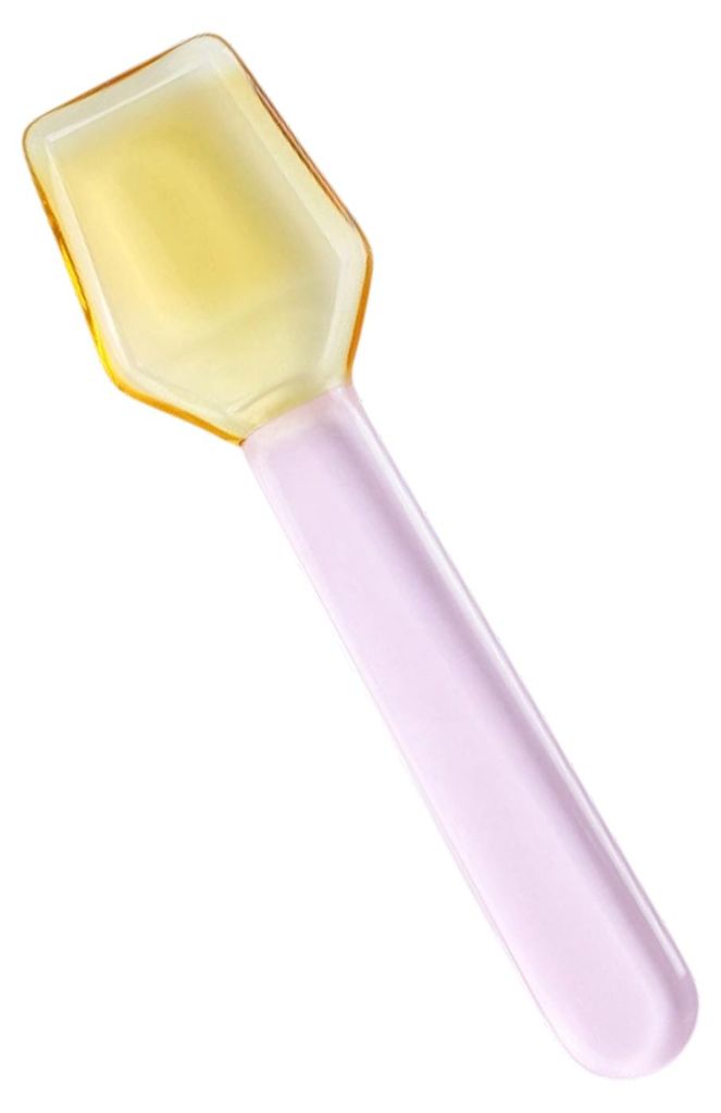 Handgefertigter, farbiger Glaslöffel für Frühstück, Dessert, hitzebeständig, für Haferflocken, Joghurt, Kaffee, spülmaschinenfest, kunstvoll...