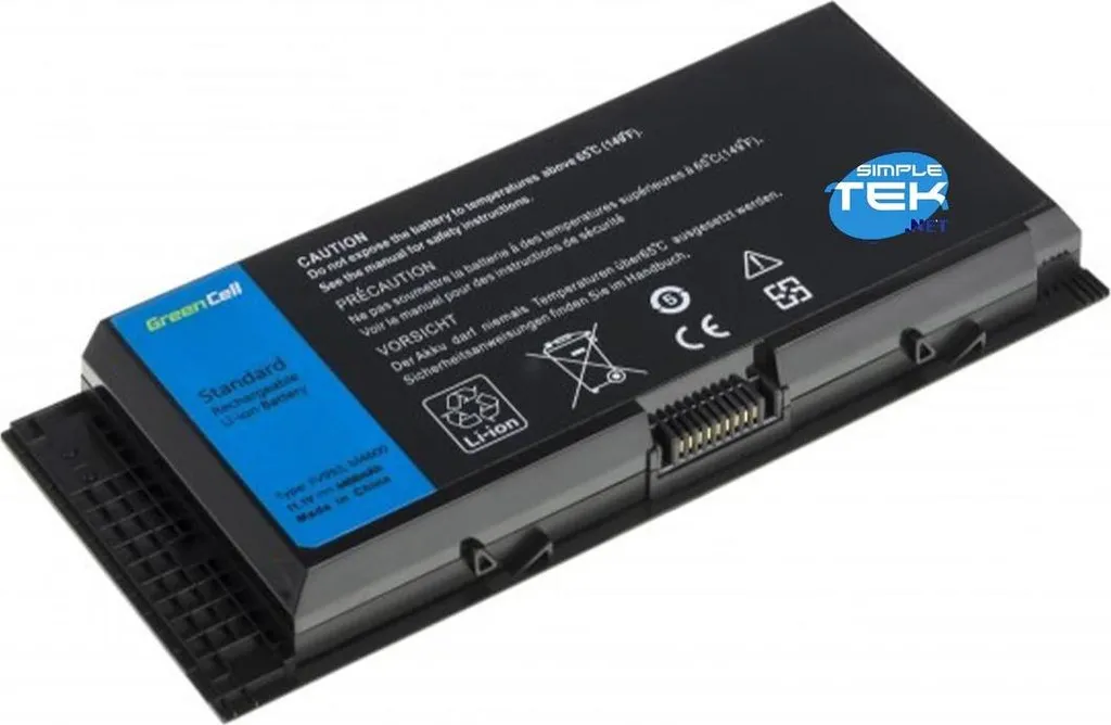 Batterie PC Portable Cellule Verte FV993 compatible Dell Precision - 7
