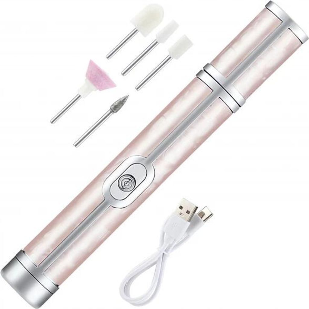 Verk 24466 Szlifierka do paznokci USB 5 w 1, różowa Zdjęcie produktu 