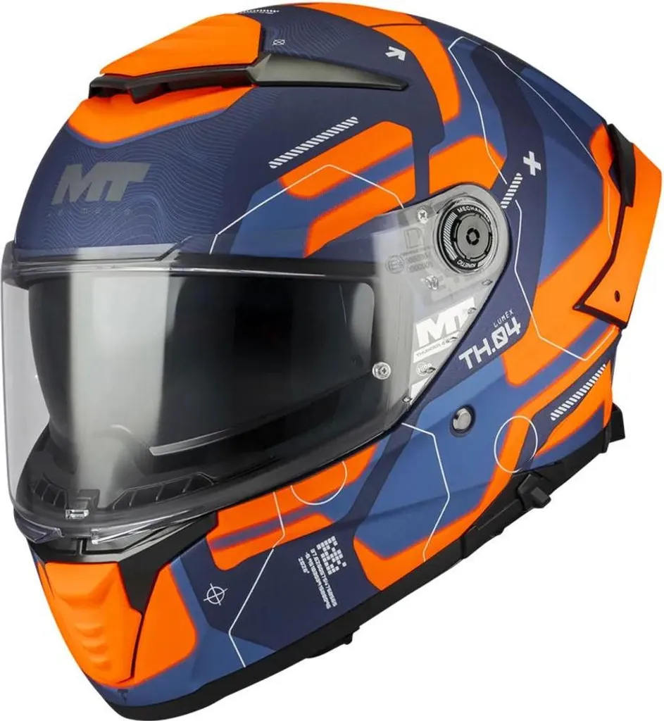 Thunder 4 SV Lumex Casque Intégral avec Double Écran Solaire Bleu M