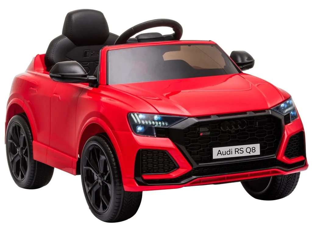 Audi RS Q8 Rouge Voiture Électrique pour Enfant avec Batterie 12V Luxe