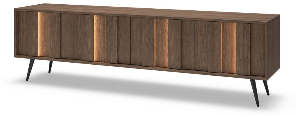 Mobile TV, rovere Dunin, 183,3 x 53,6 x 40 cm Immagine del prodotto 