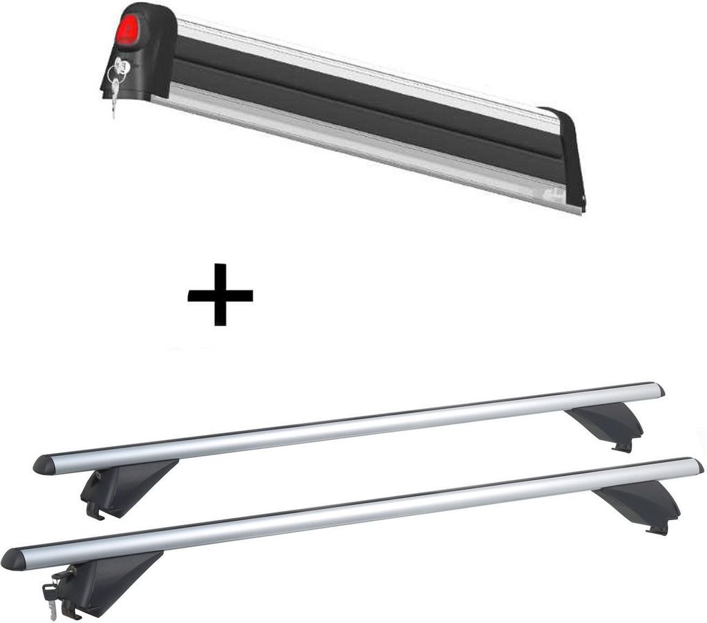 Skiträger VDP Everest 5 + Alu Dachträger RB003 kompatibel Produktbild 