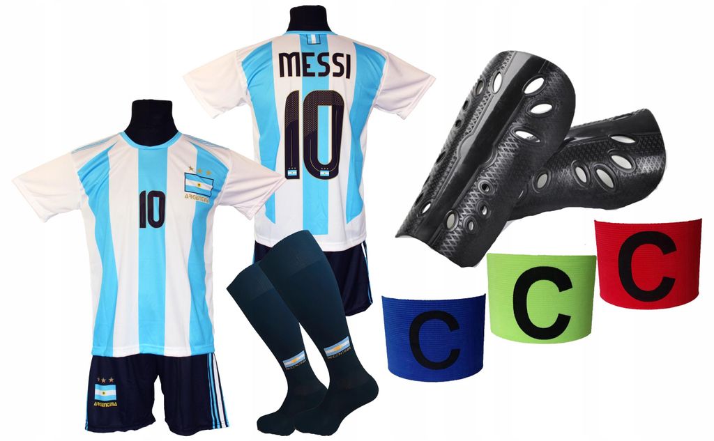 MESSI Sportset Fußballuniform ARGENTINIEN - OO 164 Produktbild 