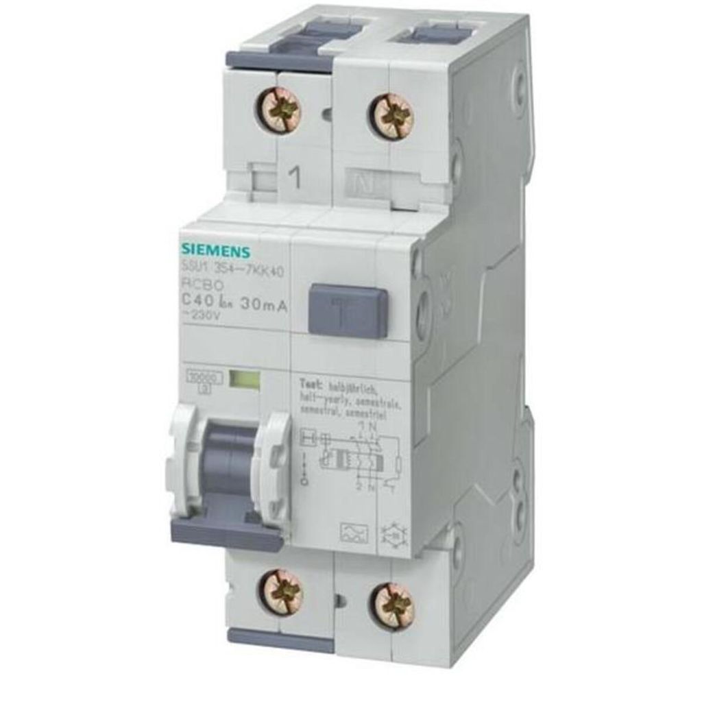 Siemens FI-Schutzschalter/Leitungsschutzschalter 2polig 6 A 230 V 5SU1354-6KK06 (5SU1354-6KK06)