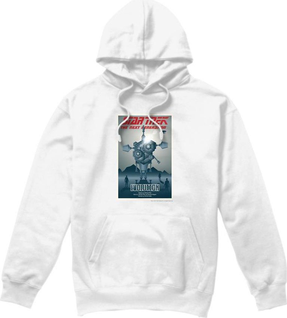 Star Trek - "The Next Generation Season 3 Episode 1" Kapuzenpullover für Herren TV7866 (M) (Weiß)
