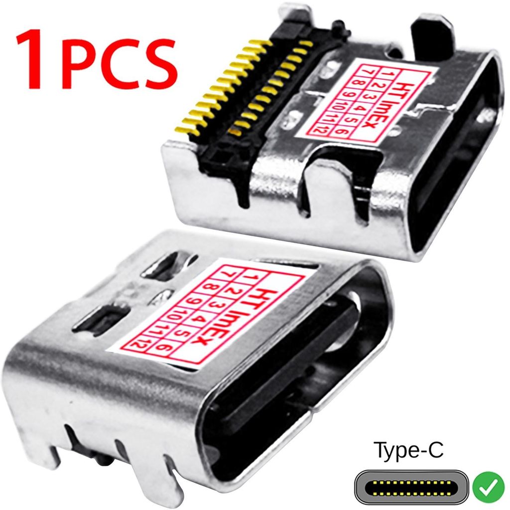 USB-C DC Jack Power Socket Charging Port Connector for Lenovo Yoga Tab 3 Plus (YT-X703F)