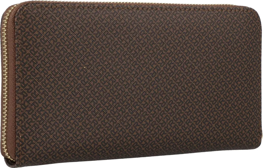Portefeuille Zippé REPLAY Marron Cocoa et Black avec Multi-Rangements