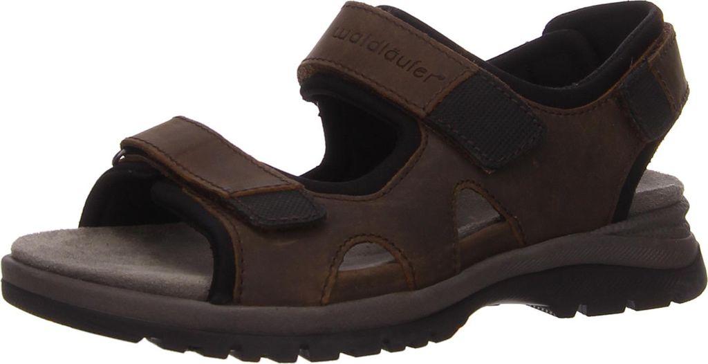 Waldläufer Sandalette mit Fußbett fersenfrei in braun, Gr. Produktbild 