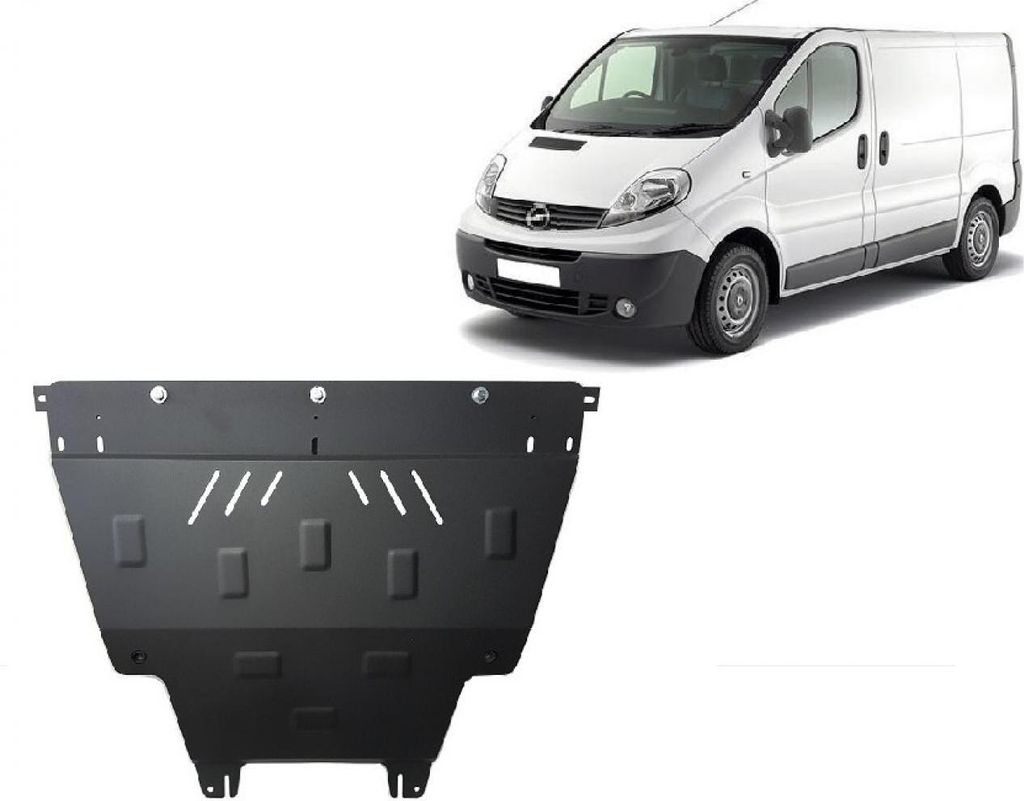 Stahl Unterfahrschutz für Motor Opel Vivaro