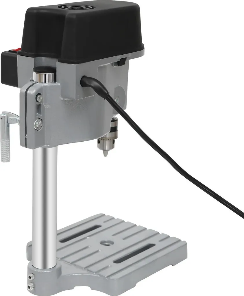 Fini les perçages de travers avec cette perceuse d'établi 350W Silver