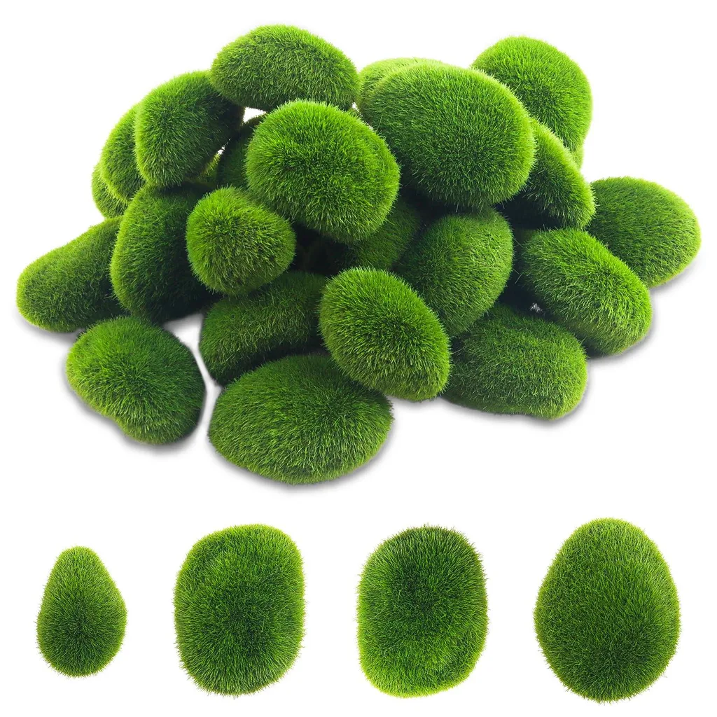 Lot de 30 Boules de Mousse Artificielle sans Entretien pour Vos Pots
