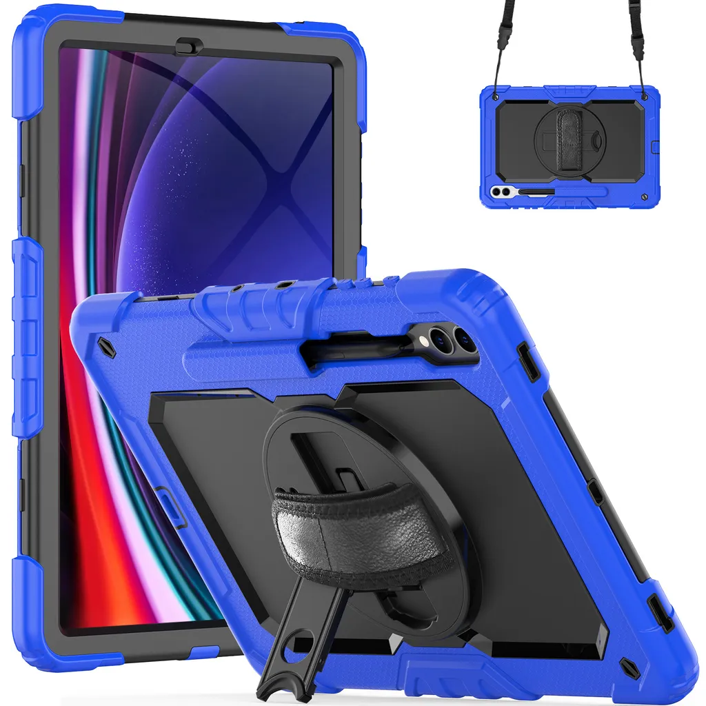 Support de Table pour Galaxy Tab S9+ 12.4 Pouces avec Sangle de Voyage