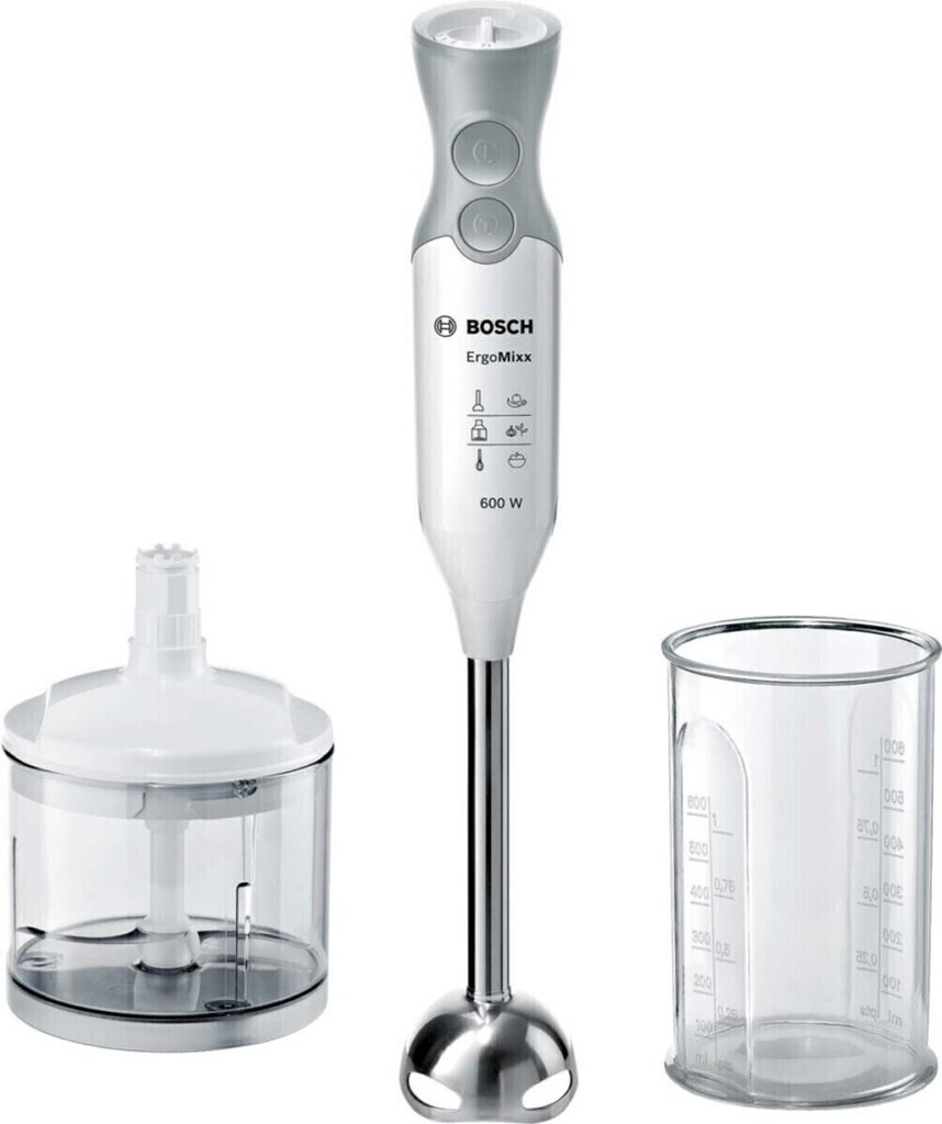 Bosch ErgoMixx MSM66120, Ponorný mixér, 1,4 m, 600 W, Šedá, Obrázok produktu 