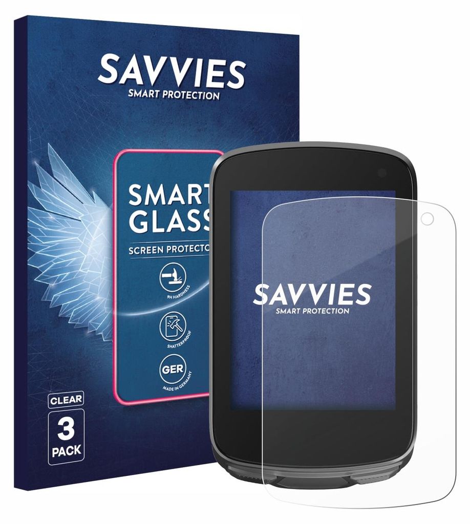 3x Savvies Schutzglas Folie für Geoid CC700 Pro 2.8" 9H Panzer Schutzfolie Glas Displayschutz klar transparent
