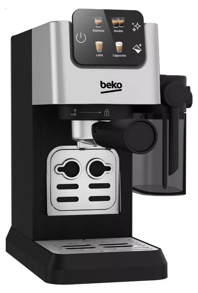 Beko CEP5304X, Espressomaschine, 1,1 l, Gemahlener Kaffee, 1628 W, Edelstahl