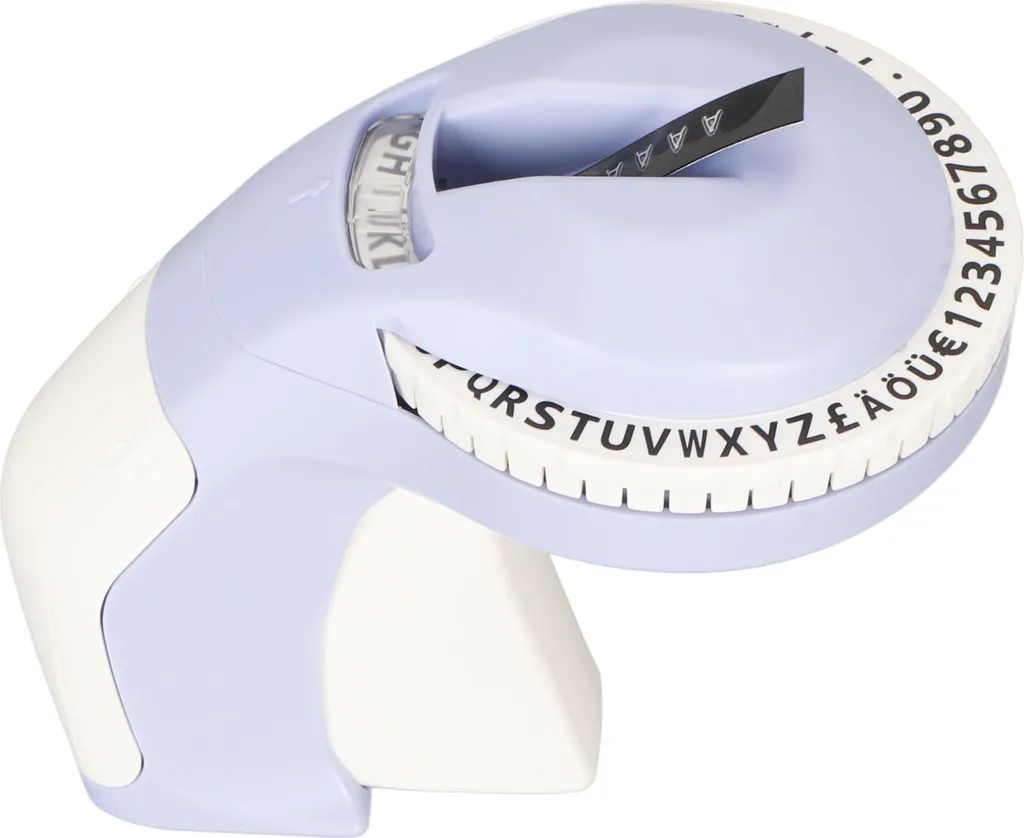 Machine à Étiqueter Manuelle 3D Violette DIY pour Rangement et Bureau