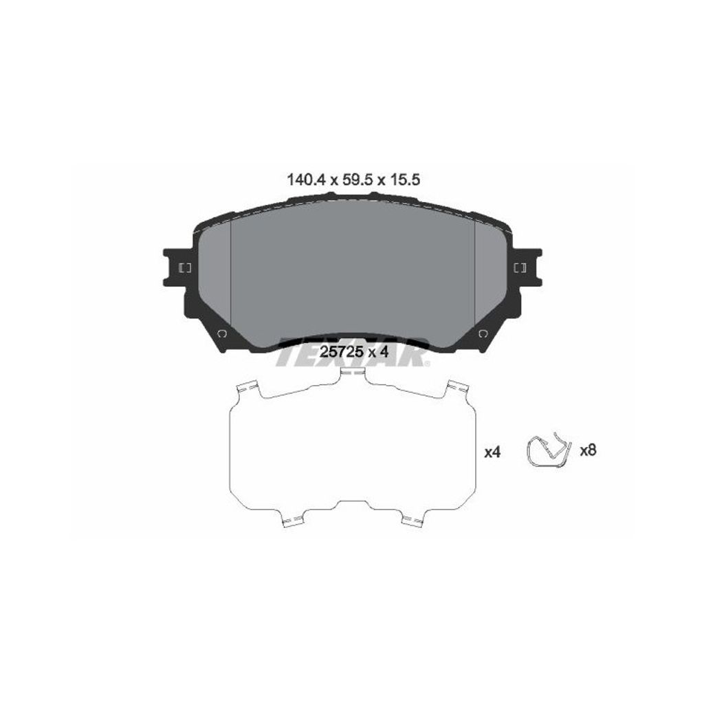 Textar Bremsbeläge vorne für Mazda 6