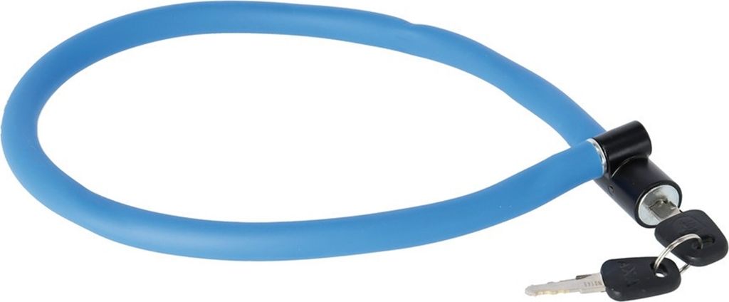 AXA Kabelschloss Resolute 60/6 Länge 60cm Ø6mm pertrol blue, blau