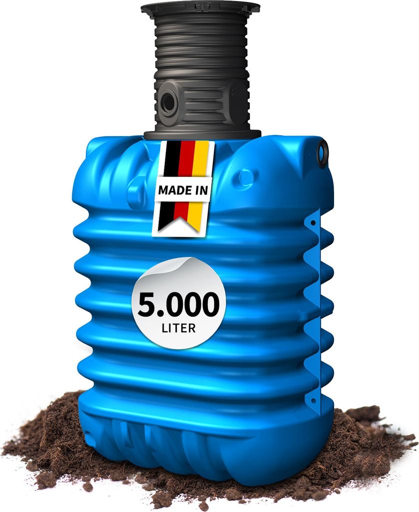 4rain MODULARIS Erdtank 5000 Liter inkl. Schachtverlängerung