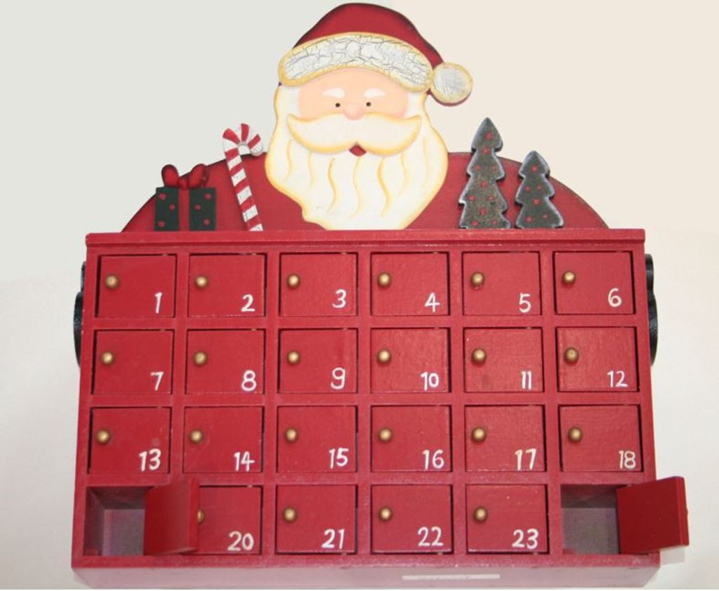 Kalender zum Befüllen, Adventskalender, Weihnachten