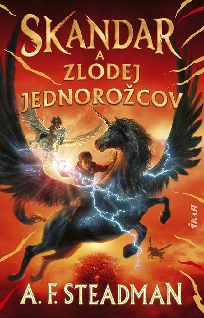Skandar tome 1 livre de poche avec magie élémentaire et licornes