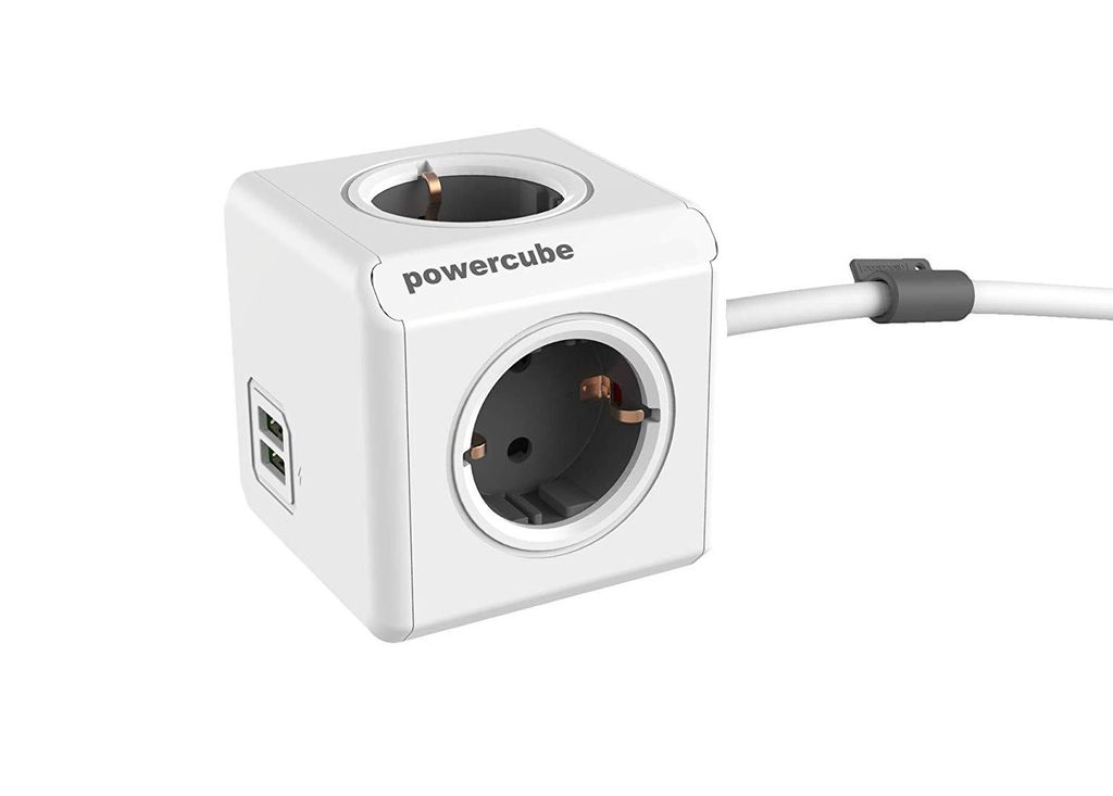Dr. Bott Allocacoc PowerCube DuoUSB Extended, 4x Verteiler, Zdjęcie produktu 