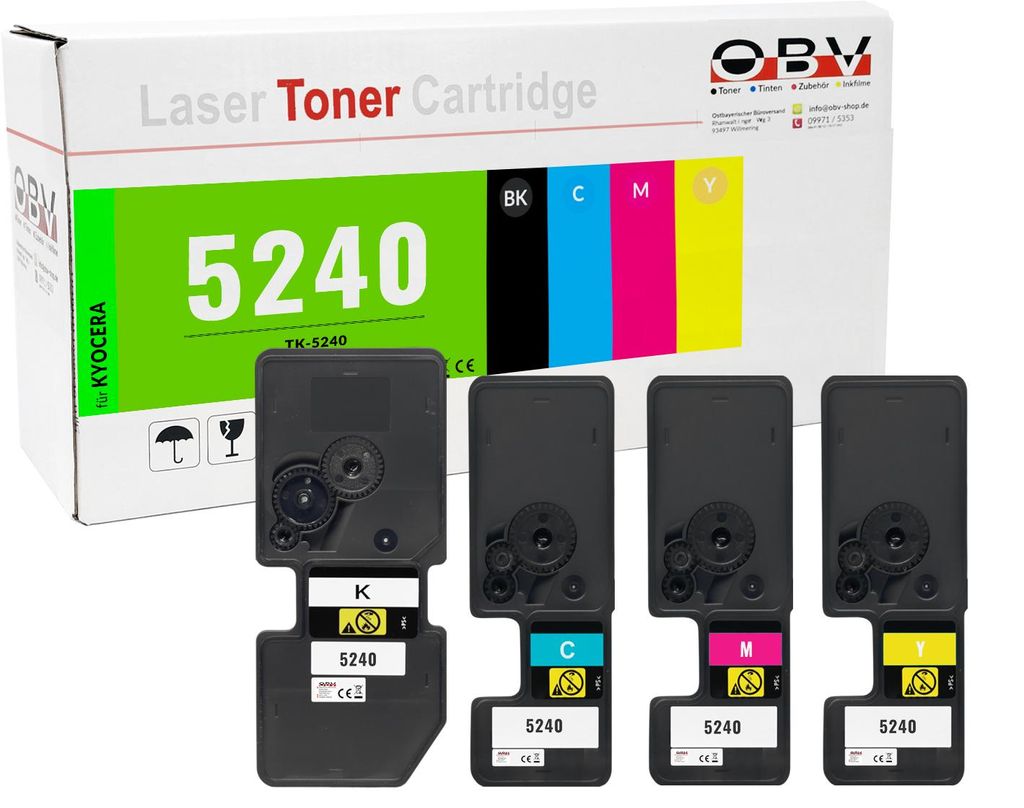 Kompatibler Toner Set für Kyocera ECOSYS M5526cdn P5026cdn Produktbild 