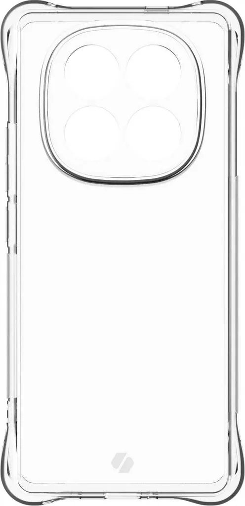 Coque silicone Redmi Note 14 Pro+ 5G anti-choc SPACECASE - Transparent