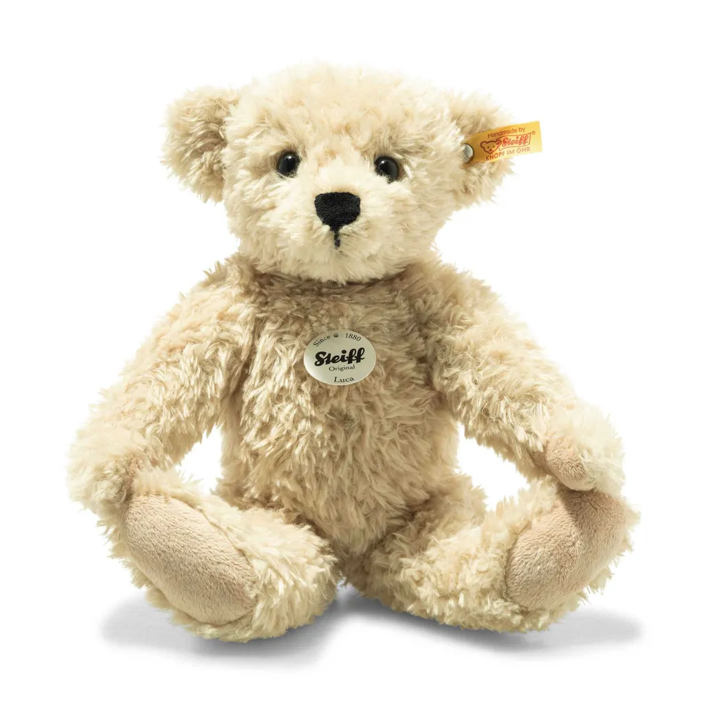 Peluche Ours Steiff Luca beige 30 cm - Doudou classique pour enfants