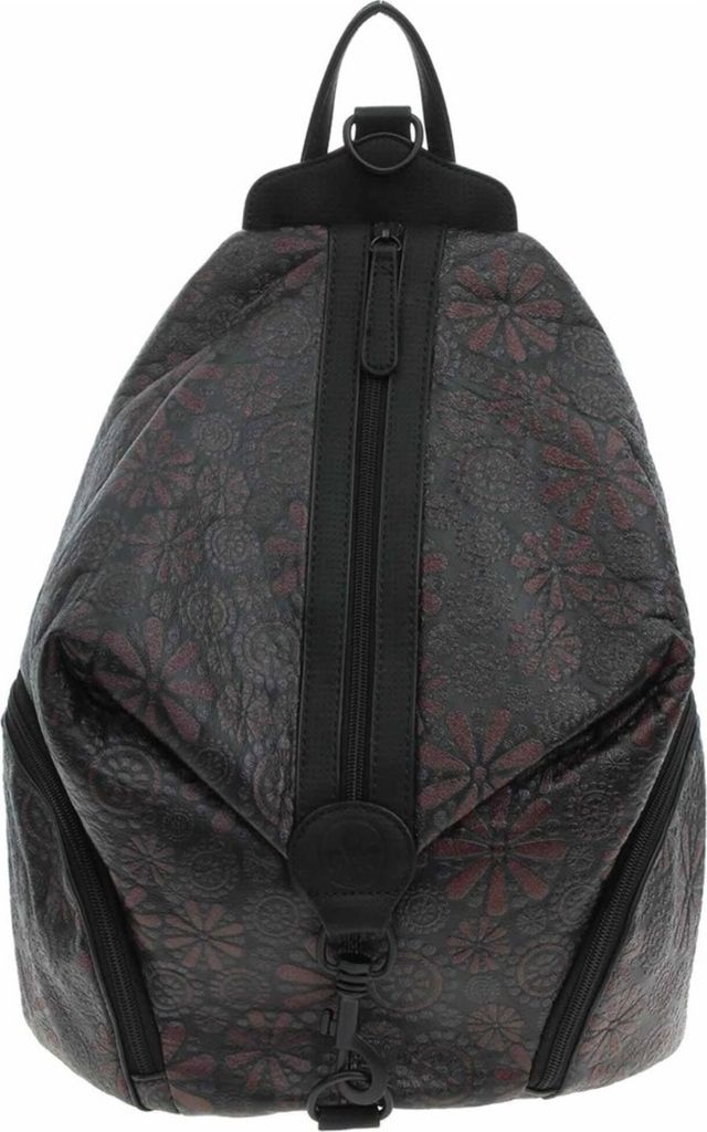 Rieker Damen Rucksack H1055-95 schwarz-wein Produktbild 