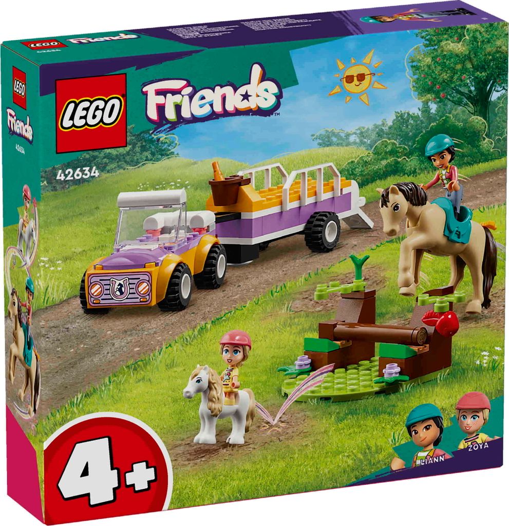 LEGO® Friends 42634 Przyczepa dla konia i kucyka Zdjęcie produktu 