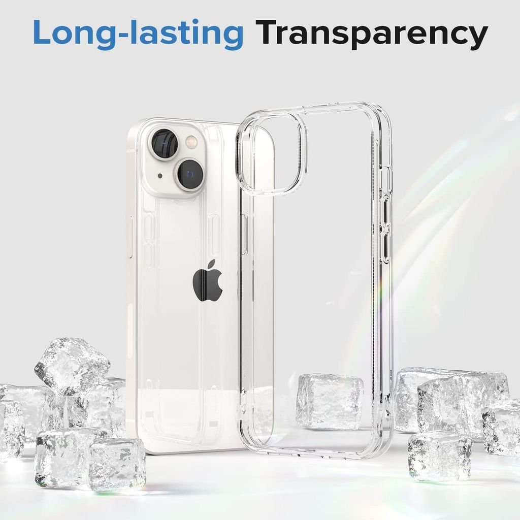 Doupi Transparente Hülle Für IPhone 15 (6,1 Zoll) – Ultra-dünn, Kabellos Ladefähig