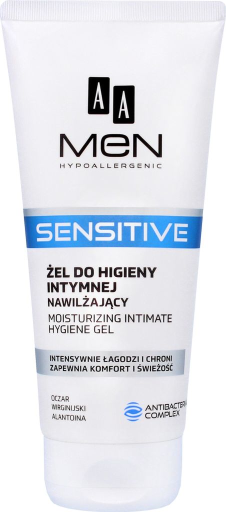 AA Men Sensitive Feuchtigkeitsspendendes Intimpflege-Gel 200ml