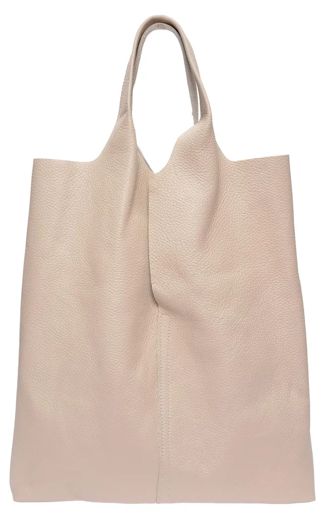 Anna Luchini Hobo Bag SS26 AL 161 Beige - Sac à Main Cuir Élégant