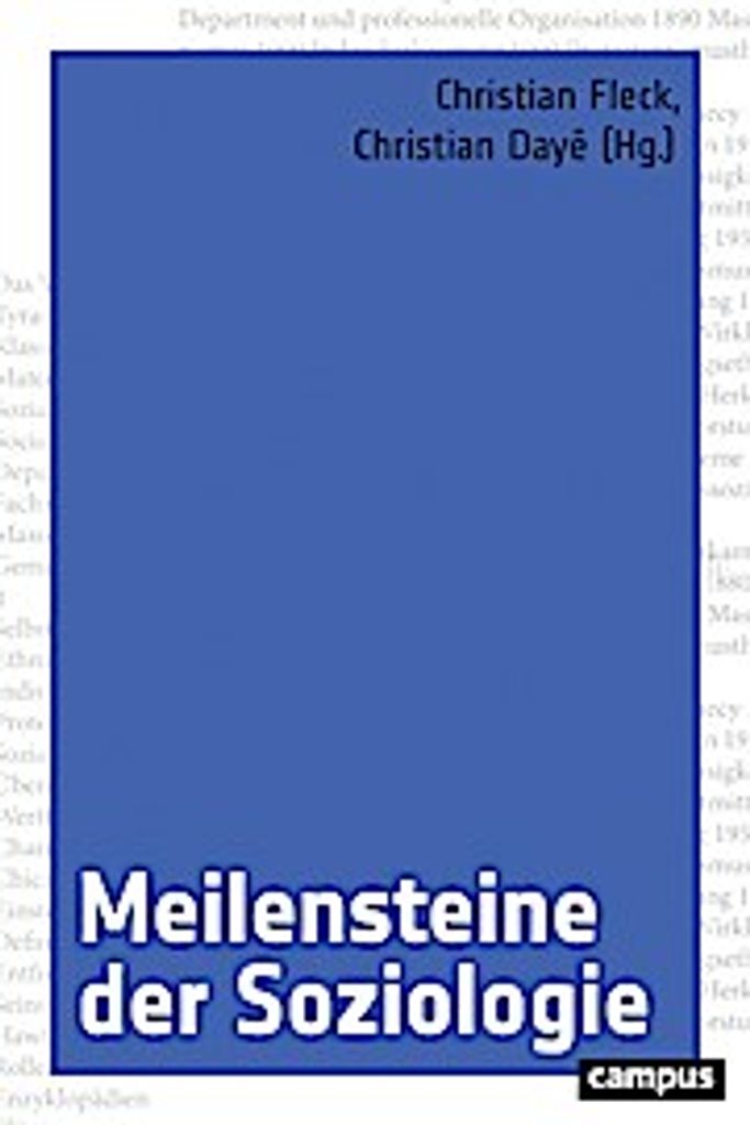 Meilensteine der Soziologie