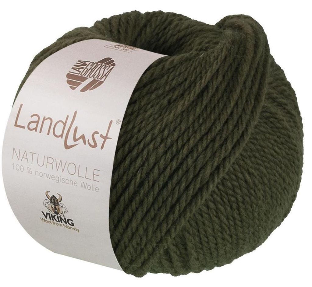 Landlust Naturwolle 003 | Olivgrün Produktbild 